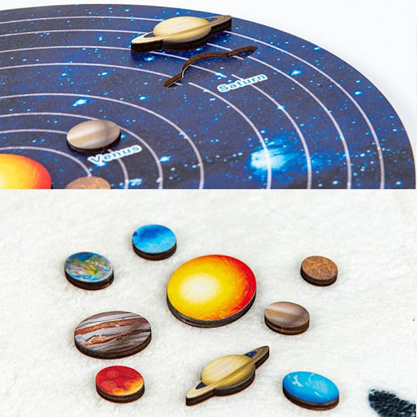 Aurinkokunnan Jigsaw Planets Cognition 2 2 2