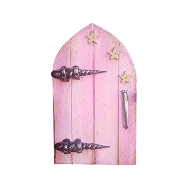 Fairy Door Miniature Fairy Gnome PINK pink