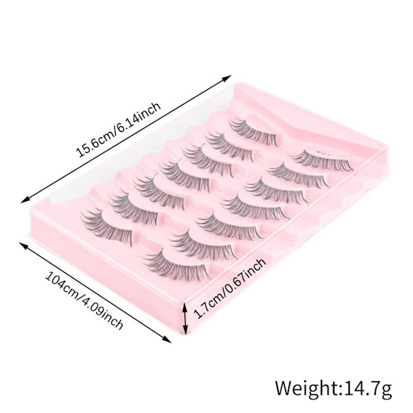 Naturlige falske øyevipper Faux Mink Lashes M37 M37 M37