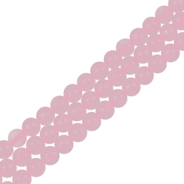 Runde perler Edelsten rosa perler