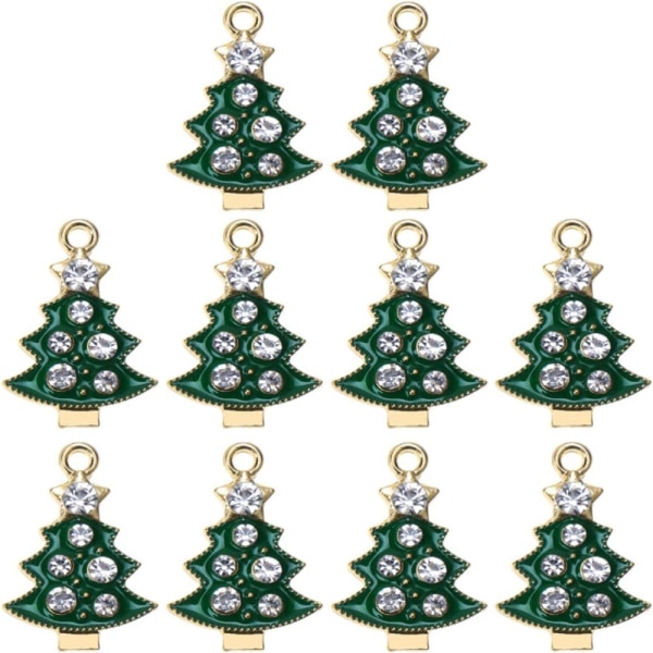 20st julhängsberlocker Rhinestone julgransberlocker