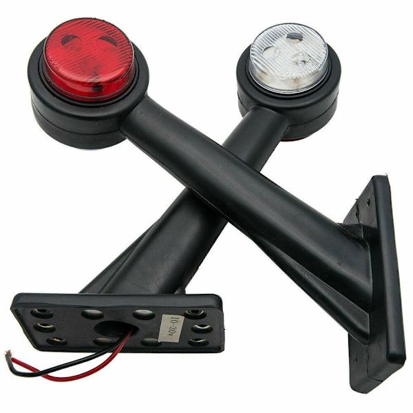 2 stk LED-sidemarkeringslys Parkeringskonturlampe Auto Bil