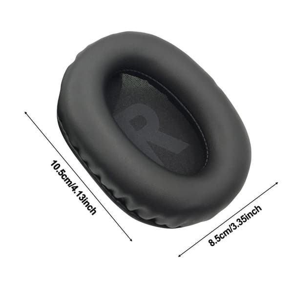 1 par erstatningspude til Logitech G Pro X BLACK Black Flannel