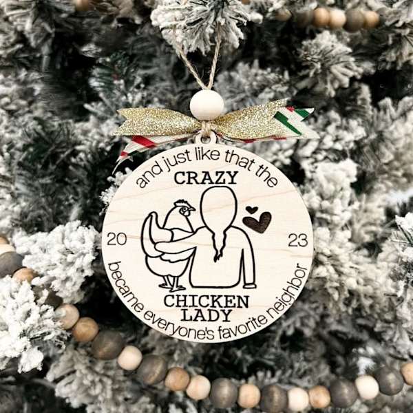 Juleæg Trævedhæng Julepynt A A A