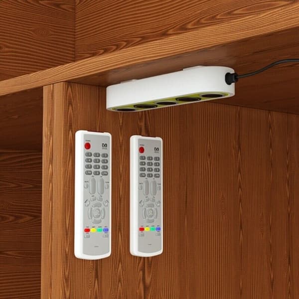 4 kpl Magneettiset koukut Kaukosäätimen pidike HARMAA grey