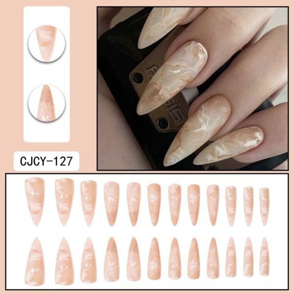 Almond Fake Nails tekokynnet 3 3 3