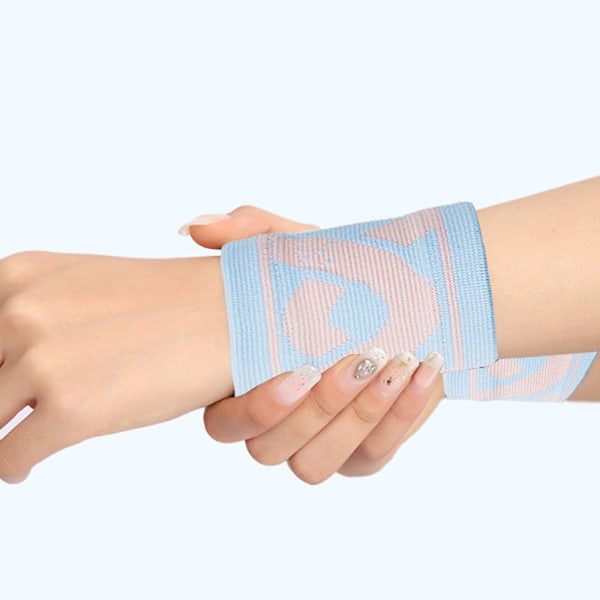 Sportarmband Tyngdlyftning Sport handledsskydd BLÅ S Blue S