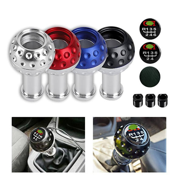 Gear Shift Shift Knott Manuell Trans SILVER Silver