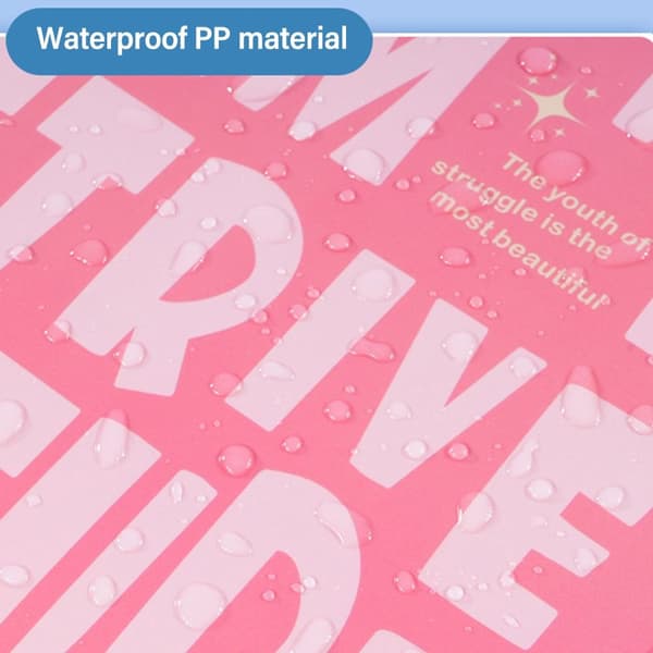 A4 Fil Mappe Test Papir Opbevaring Mappe PINK Pink