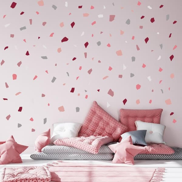 Wall Sticker Tapet GRÅ GRÅ Gray