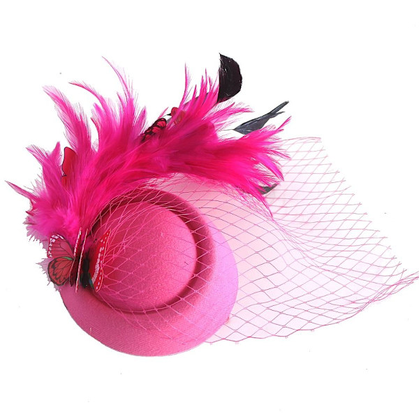 Pillbox Hattar Mesh Pannband ROSE RED rose red