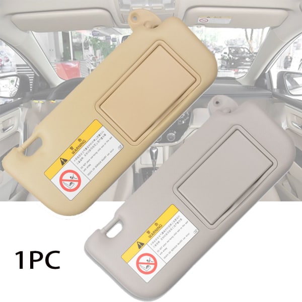 Bilsolskydd vindruta interiör för Toyota Corolla/Corolla Hybrid beige right