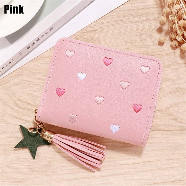 Liten Lommebok Kort Lommebok ROSA pink