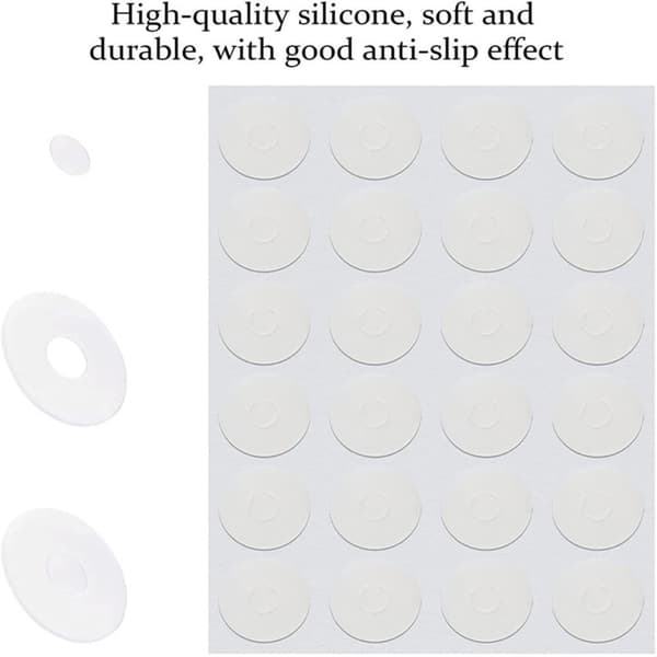 Skridsikker lineal Linealgreb Klar 96PCS