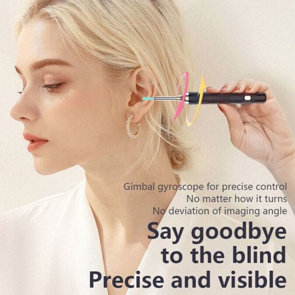 Smart Wireless Ear Wax Remover Näkyvä korvakauha PINK pink