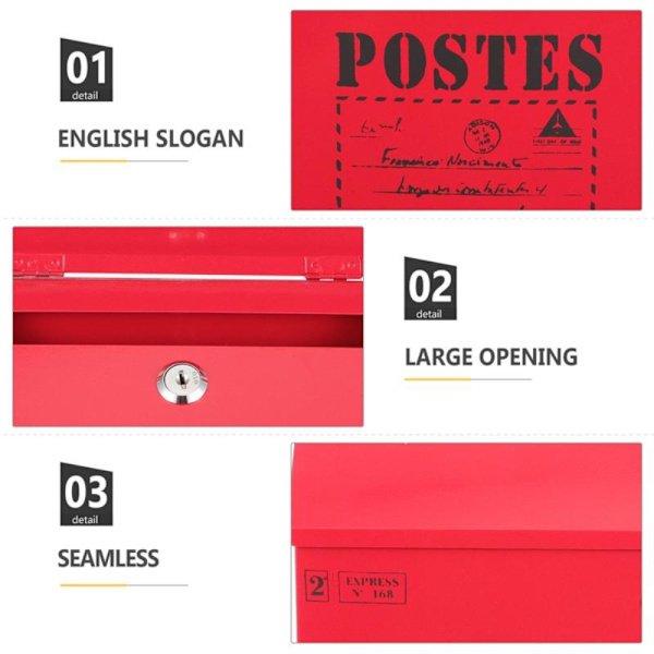 Postkasse brevopbevaringsboks E E E