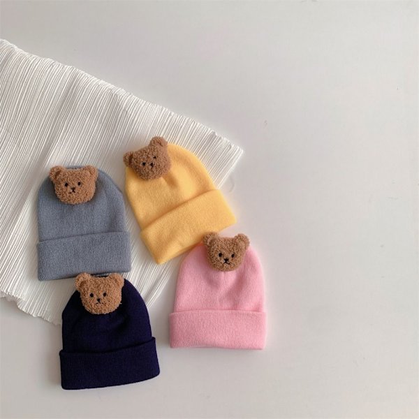 Baby cap lämmin vastasyntyneen cap KHAKI khaki