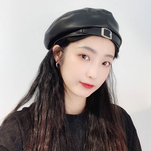 Beret Hats Maler Cap SORT Black