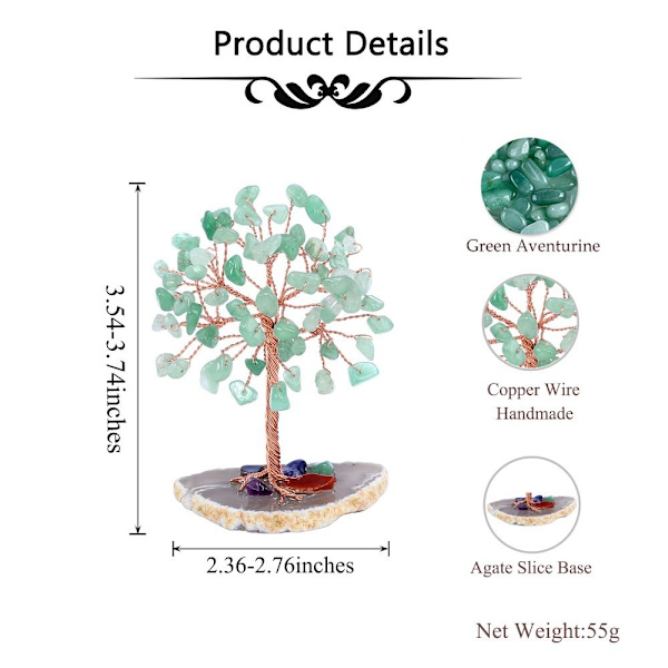 Crystal Tree Money Tree SYV FARVER SYV FARVER Seven Colors