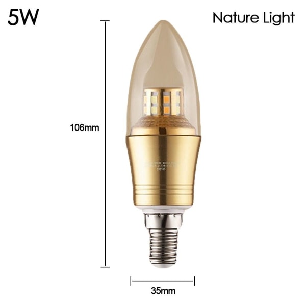 LED-lampa e14 5WNATURE LIGHT NATURE LJUS 5WNature Light