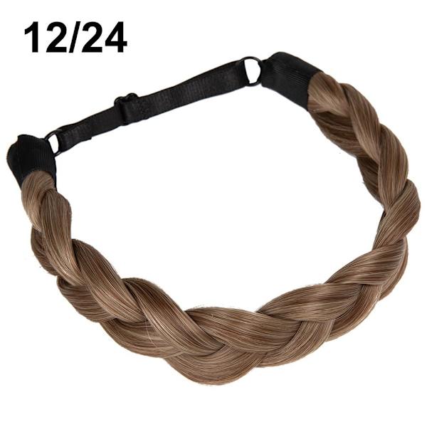 Syntetisk pandebånd 3 tråde fletninger Hår 12/24 12/24 12/24