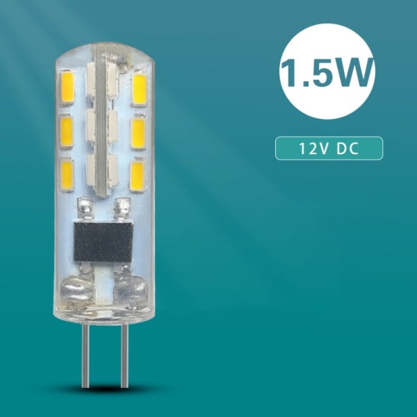 10 STK G4 LED-lampe COB LED-pære HVIT 1,5W 1,5W white 1.5W-1.5W