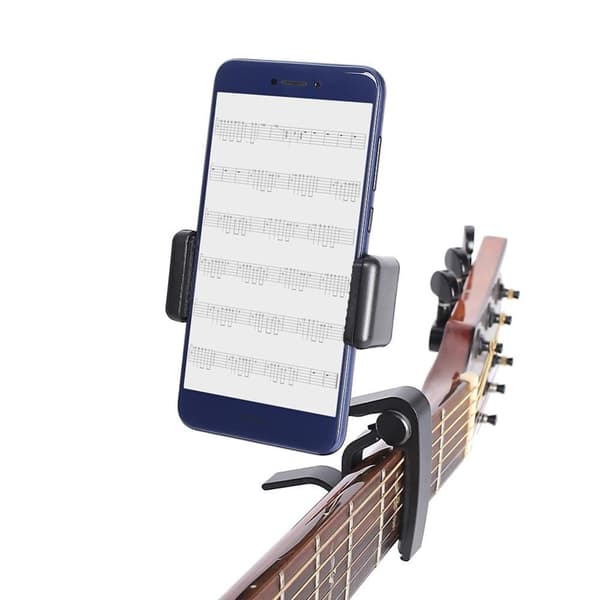 Gitarrhals Telefonhållare Fäste Telefonhållare Gitarrtillbehör