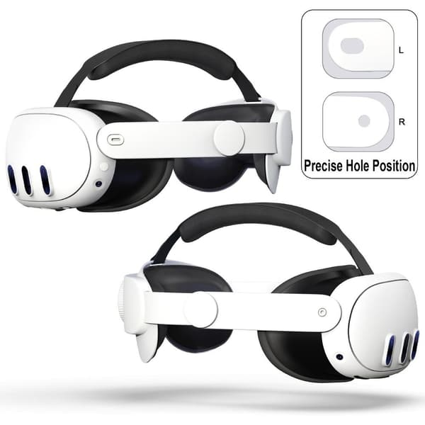 Head Mount VR Brilleholder HVIT White