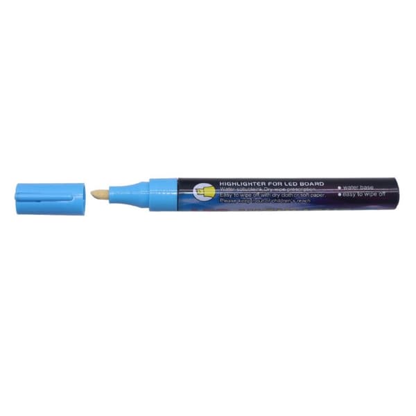 5 kpl Queen Bee Marker Pen LED Highlighter LIGHT GREEN LIGHT Light Green