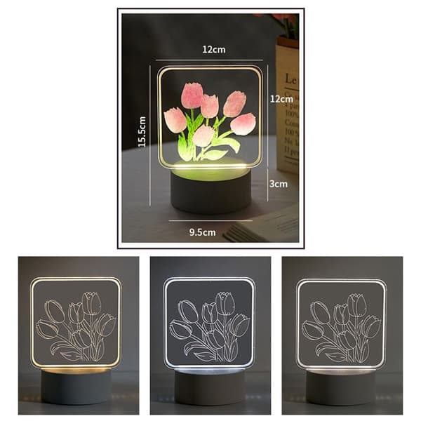 LED-natlys Usb-ferielys B B B