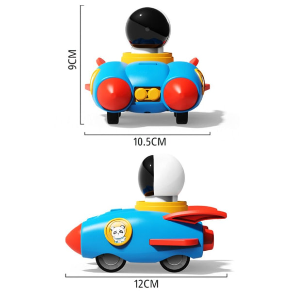 Avaruussukkula Rocket Press Rocket Car SININEN blue