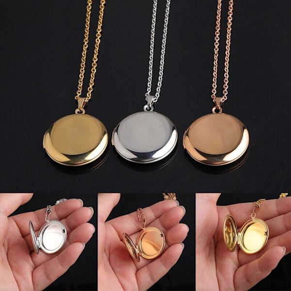 2 kpl kaulakoru Photo Locket SILVER Silver