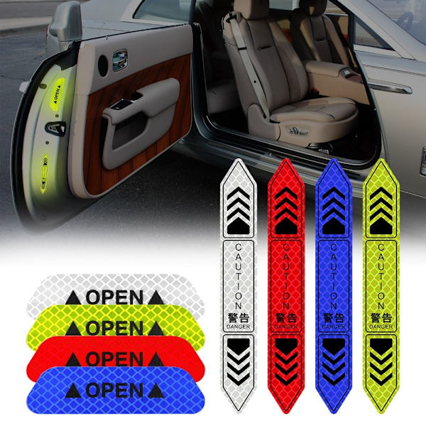 16 kpl Auton heijastava tarra Varoitustarrat KELTAINEN Yellow