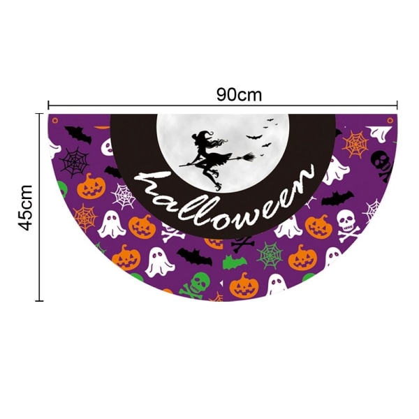 Halloween vifteformet banner Halloween Bunting Flag STIL 3 Style 3