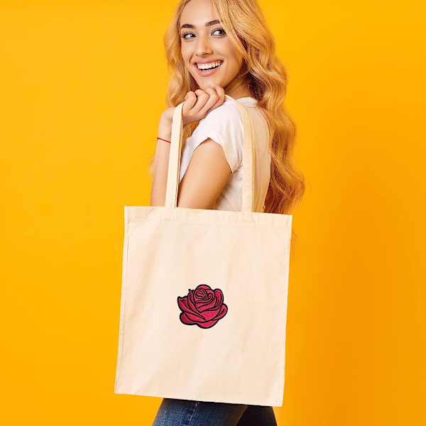10 stk Rose Broderede Patches Beklædning Iron-on Broderet