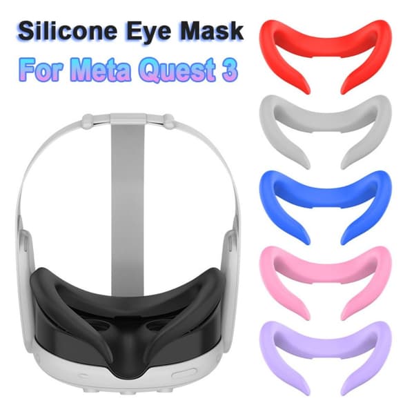 Eye Mask Pad Silikon ansiktsdeksel RØD Red