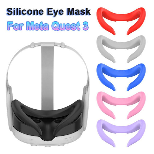 Eye Mask Pad Silikoninen cover VALKOINEN White