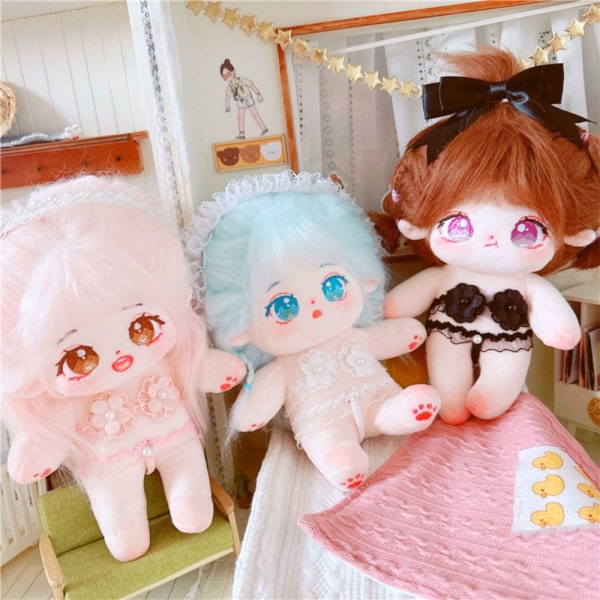 Doll Lace Alusvaatteet Nuken bikinipuku MUSTA Black