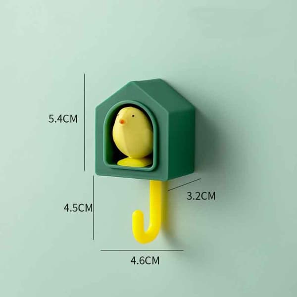 Small Bird Hook Door Ripustimet VIHREÄ 2KPL 2KPL green 2pcs-2pcs