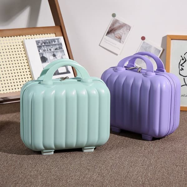 Mini Resväska Sminkväskor LILA Purple