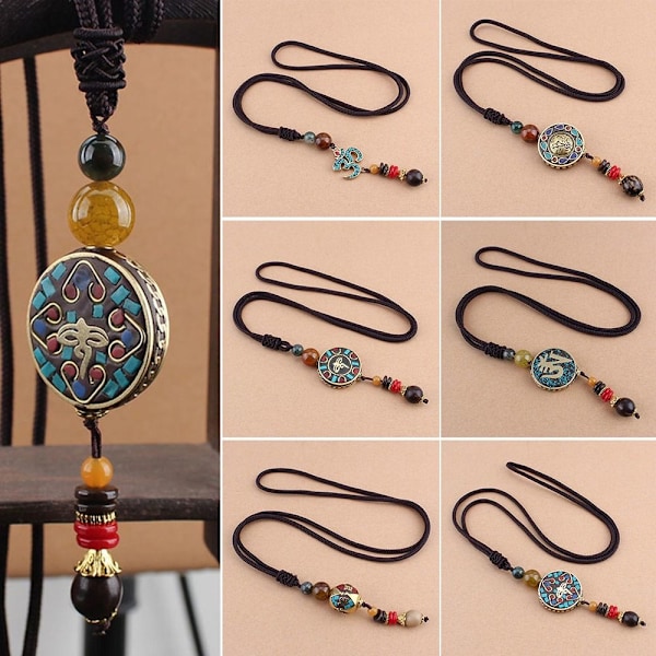 Nepal Halsband Etniskt hänge STYLE 3 STYLE 3 Style 3