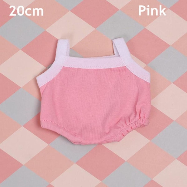 Docka Camisoles Dockkläder ROSA 20CM Pink 20cm