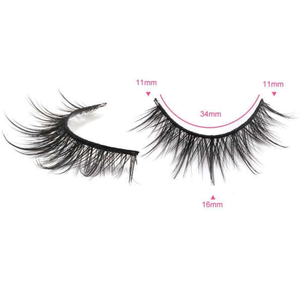 10 Par Manga Lashes Cosplay Lashes SA209