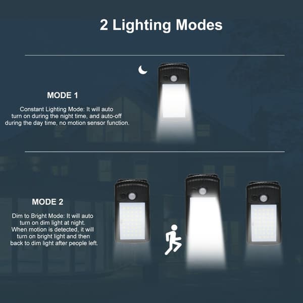 Solar Lights Solar Wall Light 2PCS 2PCS 2PCs