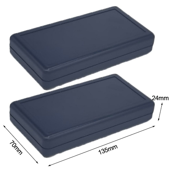 1/2kpl elektroninen projektilaatikko vedenpitävä cover Project MUSTA Black 1pc-1pc