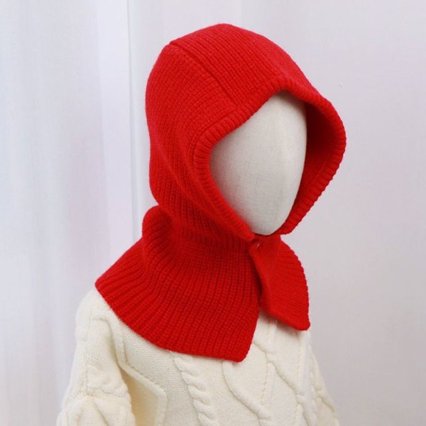 Scarf Cap Snood Hat RÖD Red