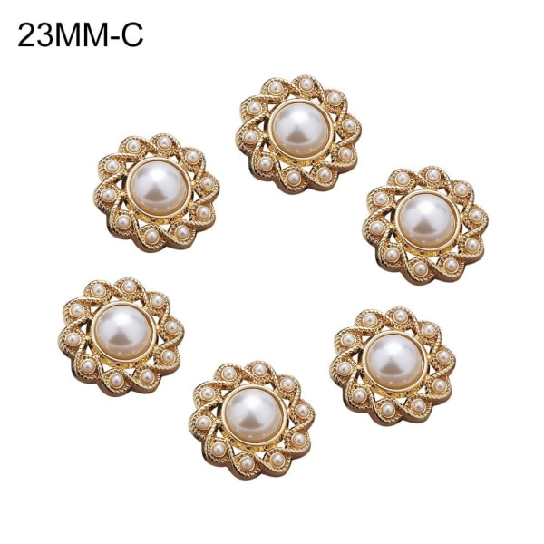 Metall Rhinestone Buttons Skjorte Buttons 23MMC C 23MMC