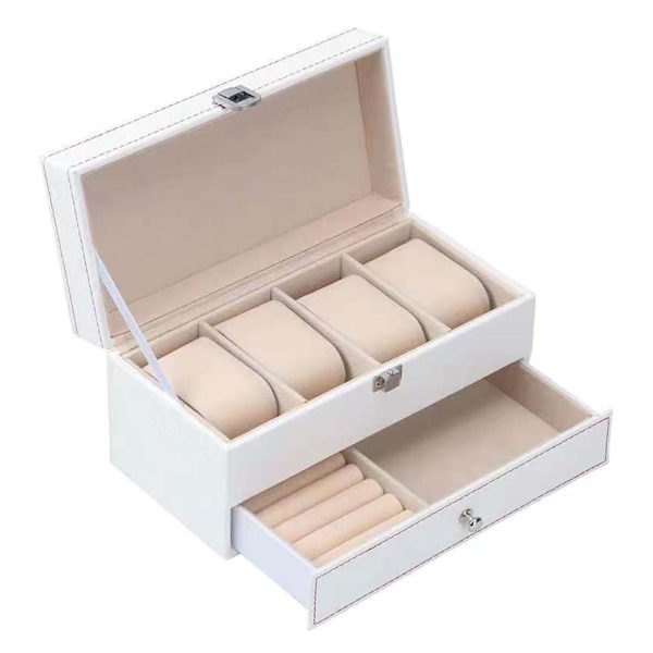 Double Watch Box watch CASE White