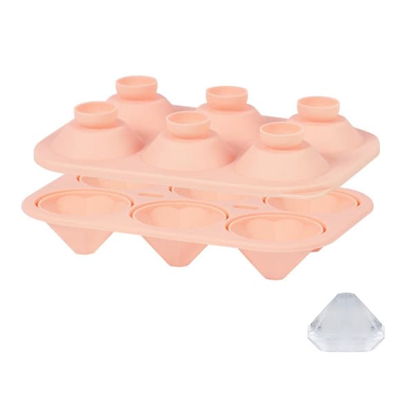 Stor Ice Ball Maker Ice Cube form pink
