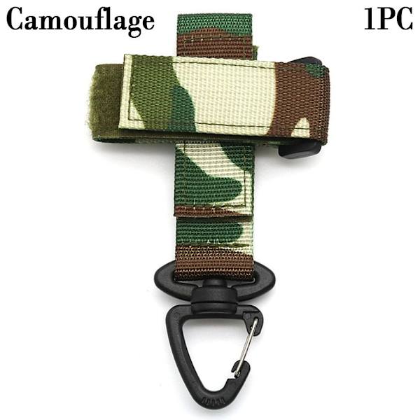 1/2 stk Tactical Carabiner Bælte D-Ring Karabinhage CAMOUFLAGE Camouflage 1pcStyle 2-Style 2